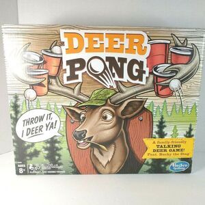 Hasbro Deer Pong Features Talking Deer Head and Music Bucky The Stag